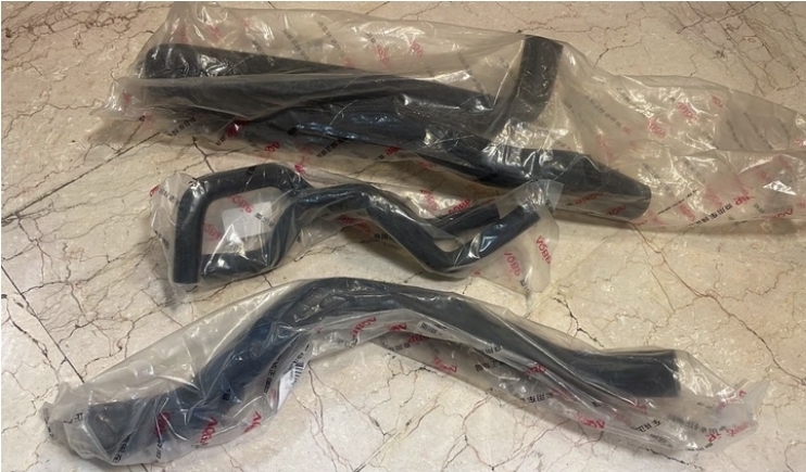 شلنگ بالا پایین آب رادیاتورجک s5 ایرانی